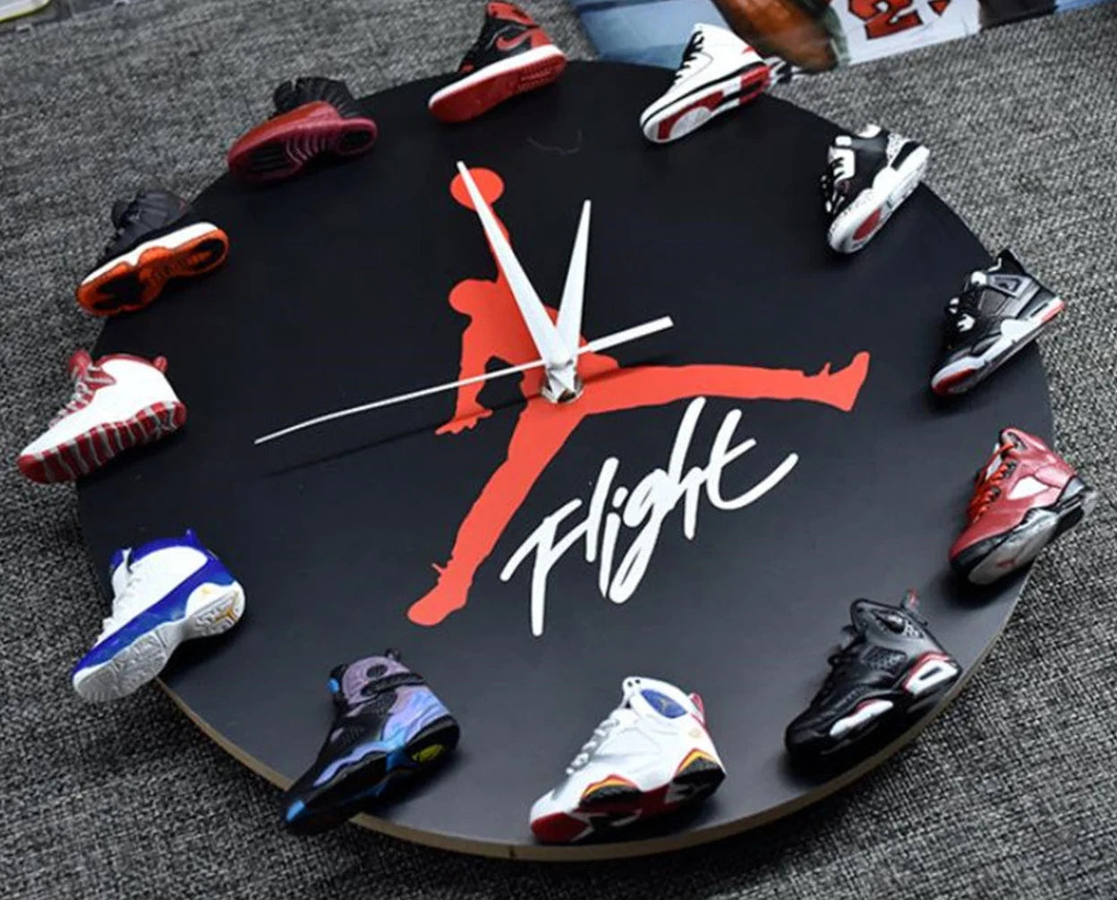 Jordan Sneaker Collection Wall Clock